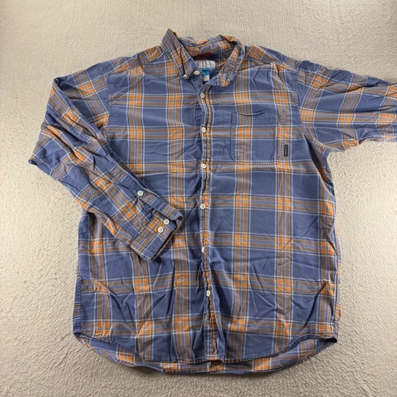 Columbia Other - Columbia Mens L Button‎ Down Plaid Long Sleeve Casual Shirt Fall Colors Everyday